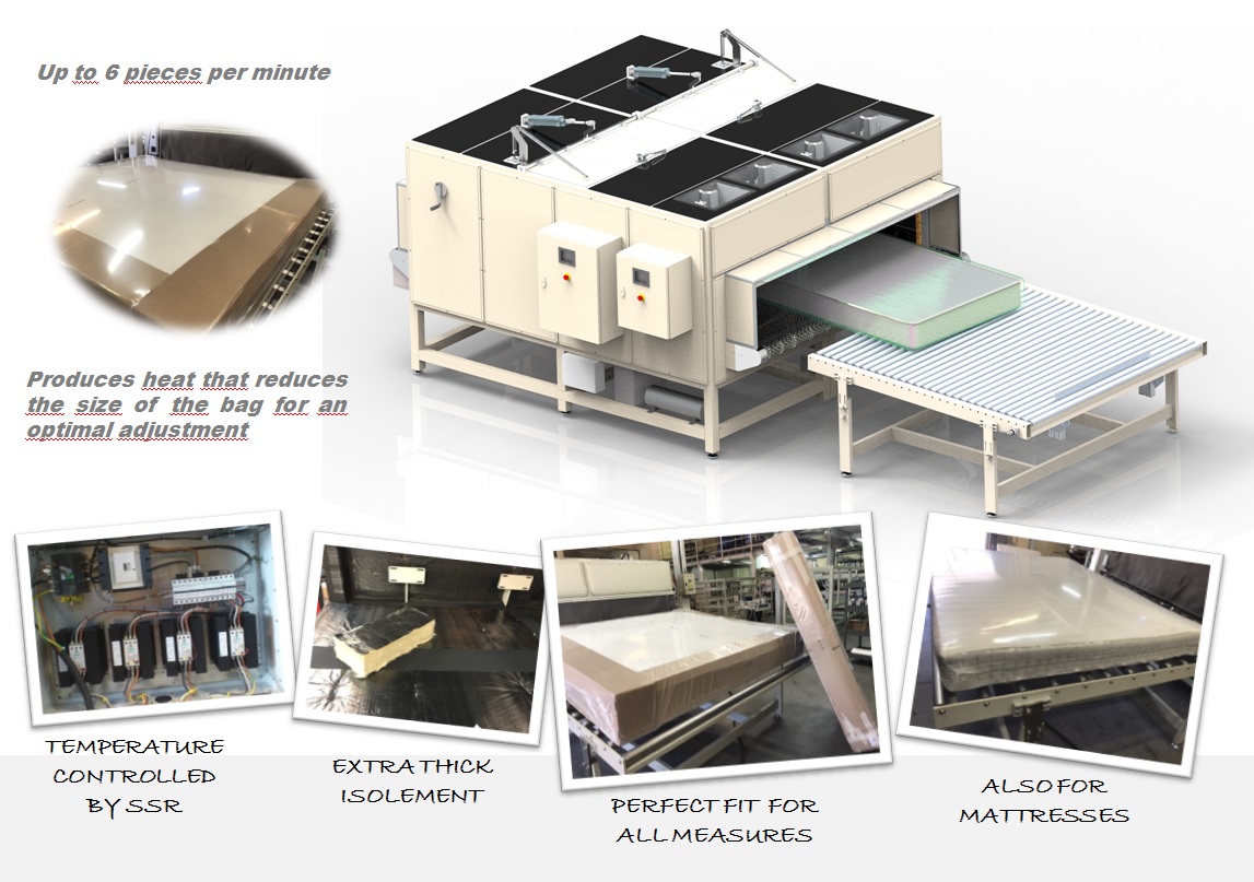 Shrinking tunnel for beds ME-125