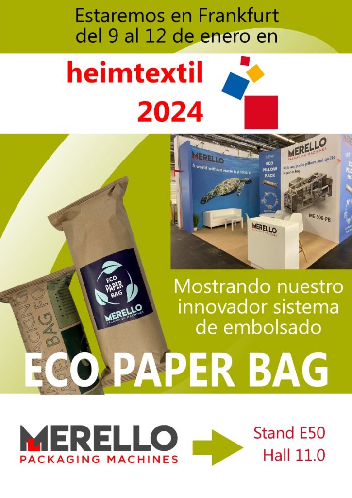 envasado de almohadas en papel
